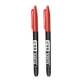 thumbnail image 2 of KLKCMS 2 Permanent Markers Office Painting Waterproof Rocks Oil based Paint Markers Red, 2 of 9