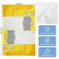 thumbnail image 5 of Yellow Gray 1 Pack Kitchen Towel, Water Absorbent Dish Towel, Oil Painting Modern Abstract Geometric Decorative Hand Towels - Quick Drying Cloth for Cooking Baking, 18x28 Inch, 5 of 8