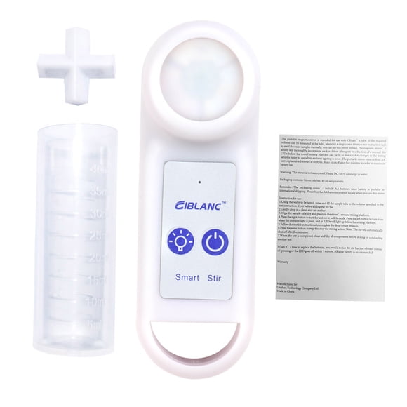 Ciblanc Stirrer,Portable Laboratory Stirrer With Type Stir 50ml Batteries Operated Huiop Max. 50ml Batteries Laboratory Stirrer With Stirrer With Type Stir Bar Buzhi Eryue
