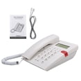 thumbnail image 1 of Teléfono de Fijación Sin Batería de Escritorio Fijo Con Identificación de Llamadas Whiteus Línea Telefónica, 1 of 7