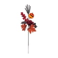 thumbnail image 2 of Halloween Artificial Botanicals Skull Hand Pumpkin Maple Leaf Centerpiece for Fall Party Counter Decor Vase Arrangement, 2 of 8