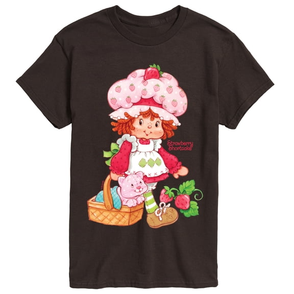 Strawberry Shortcake - Custard In Basket - Men's Short Sleeve Graphic T-Shirt