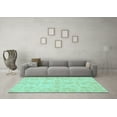 thumbnail image 3 of Ahgly Company Indoor Rectangle Oriental Light Blue Traditional Area Rugs, 6' x 9', 3 of 4
