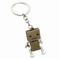 thumbnail image 6 of Vintage Robot Keychains For Men And Boys Metal Robot Charms Funny 3D Accessories for Birthday Or Christmas Gifts, 6 of 11