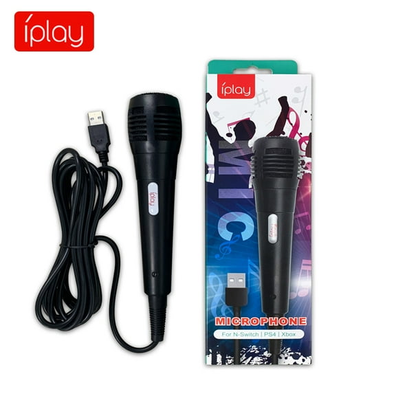 Switch Wired USB Microphone - Universal Gaming Mic for Nintendo Switch/PS4/Xbox One/PC, Plug-and-Play, Clear Voice Capture for Karaoke & Online Chat | Gaming Accessories