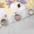 thumbnail image 5 of Feelyou Kawaii Rabbit Bunnies Black Out Curtains, Cartoon Eggs Curtains Pack of 2 (42x63 Each), Happy Western Easter Bedroom Curtains, Black Out Curtains Decor, 5 of 7