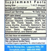 Bioray Kids, NDF Calm, Naturopathic Herbal Drops, Vanilla, 4 fl oz (118 ml)