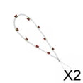 thumbnail image 1 of Cuentas para teléfono colgante con cuerda Soporte para bolso adorno 23.5 cm Baoblaze, 1 of 8