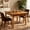 Warm Brown, variant on Fnova 39.4" Square Farmhouse Dining Table, 4-Seater Wood Coffee Table, Modern Kitchen Table with Solid Wood Legs, for Dining Room(Chairs Not Included)