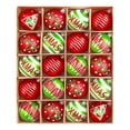 thumbnail image 2 of kiskick 20Pcs Christmas Ball Set - Durable Lightweight Christmas Tree Hanging Ball for Easy Installation - Festive Decorations, 2 of 8