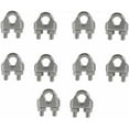 thumbnail image 1 of Bridas para cables M8 Bridas para cables Clip en U Perno Clip para cables Abrazadera para cables de acero inoxidable 304 Clips para cables de sillín para tendedero de ropa al aire libre 10PCS, 1 of 5