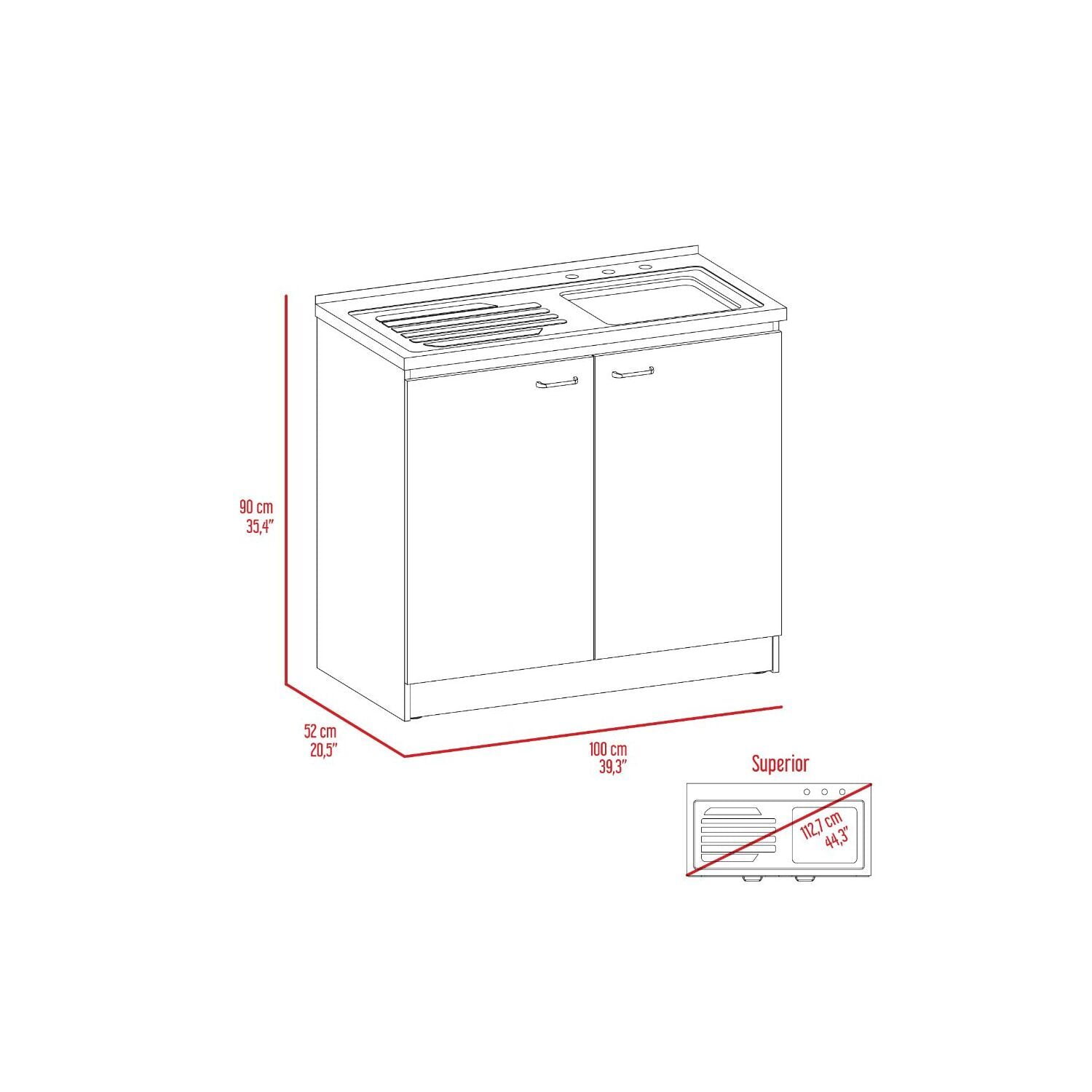 Treevol Furniture Utility Sink Vernal
