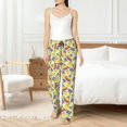 thumbnail image 4 of Fotbe Hippopotamus Pantalones de Pijama para Mujer, Pantalones de Dormir, Pantalones Pj con Cordón y Bolsillos-Small, 4 of 6