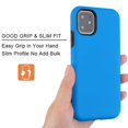 thumbnail image 3 of Apple iPhone 11 Phone Case Slim Hybrid Armor Shockproof Impact [Shock Absorption] Rubber Dual Layer Rugged Protective Hard PC Bumper Frame & Soft TPU BLUE Cover for Apple iPhone 11 / 6.1 inch, 3 of 6
