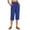 Blue, variant on Outfmvch Capri Palazzo Pants Summer Beach Pant Outfits Loose Flowy Pants Palazzo Pants with Pockets High Waist Drawstring Beach Pant Flowy Pants for Women Petite Loose Fit Wide Leg Army Green S-4XL