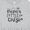 thumbnail image 4 of Inktastic Papa's Little Girl with Hearts Flower and Butterfly Girls Toddler Dress, 4 of 5