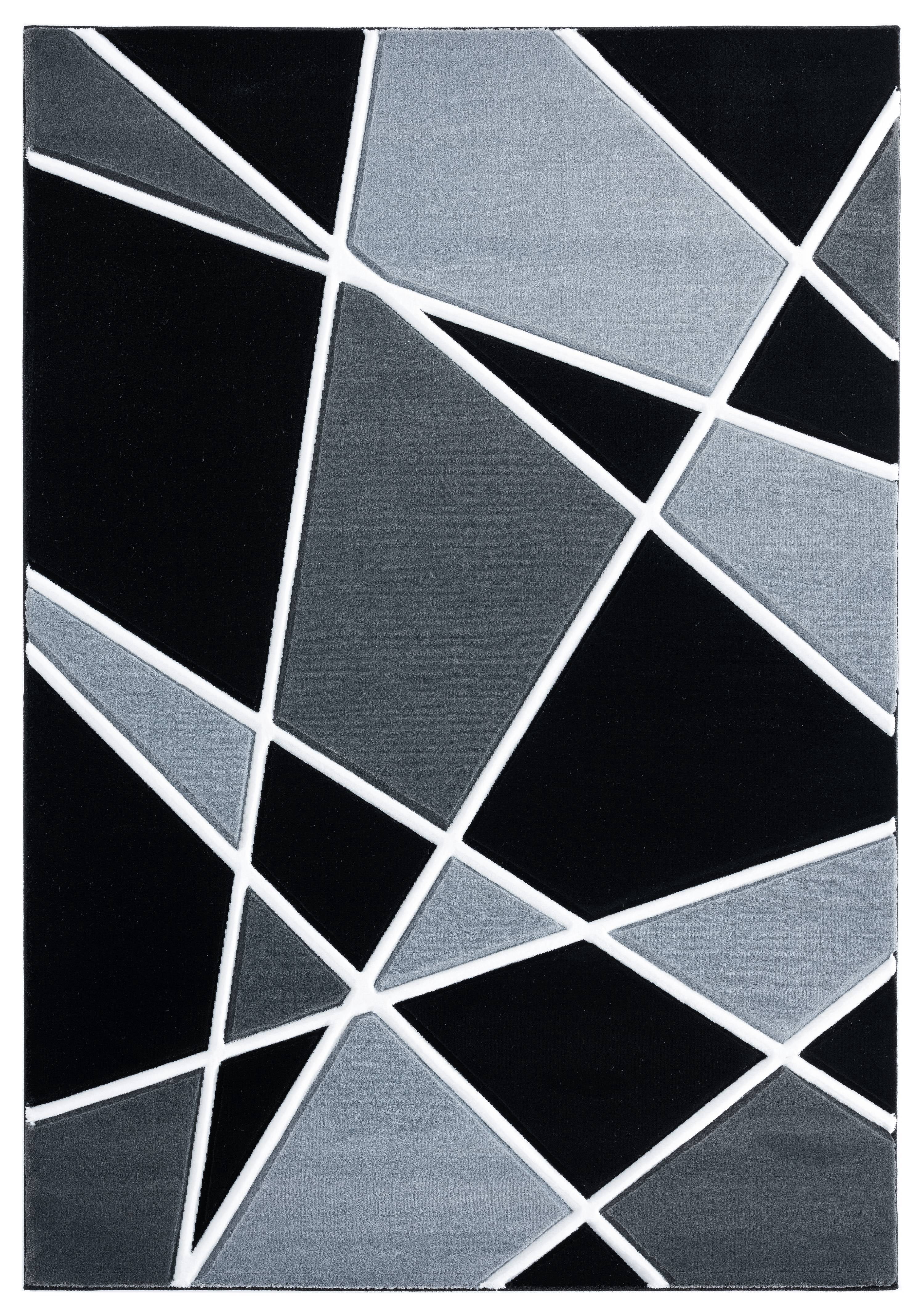 United Weavers Drachma Loyola Modern Abstract Accent Rug, Grey, 2'7" x 4'2"