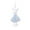 Blue, variant on Binwennn Stain Glass Birds under 25 Cat Hanging Ornament Easter Bunny Hanging Ornament Rabbit Ornaments Decorations Hanging Ornament & Tabletop Decorations Craft For Easter Party Supplies