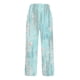thumbnail image 5 of Pincandy Women's Fashion Printed Linen Blend Elastic Waist Casual Pants with Pockets, Button Decorated Split Hem, Casual & Daily Wear, 5 of 6