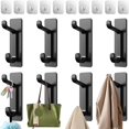 thumbnail image 1 of 8pcs Ganchos para Pared y 10pcs Ganchos Adhesivos para Pared, Gancho Autoadhesivo para Ropa Capacidad 6kg, 304 Acero inoxidable sin Tornillos, Perchero pared para Baño, Dormitorio, Abrigos, Toallas, 1 of 4