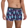 thumbnail image 4 of Cauagu Silhouette Cats Print Boxer Briefs for Men,Comfortable Breathable Men's Underwear Moisture Wicking Underpants -XX-Large, 4 of 8