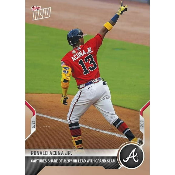 MLB 2021 Ronald Acuna Jr Trading Card #244