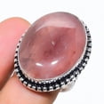 thumbnail image 2 of Natural Strawberry Quartz Gemstone 925 Sterling Silver Gift Ring Size 6, 2 of 2