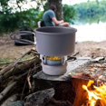 thumbnail image 5 of STAINLESS STEEL Cross Support Pan Stove Kettle Meals Accessory for Camping Stove Hiking Stove Gas Stove Alcohol Stove Outdoor Kitchen Picnic, 5 of 5