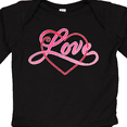 thumbnail image 4 of Inktastic Love in Red and Pink with Heart Boys or Girls Long Sleeve Baby Bodysuit, 4 of 5