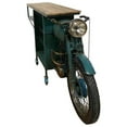 thumbnail image 3 of MGM Marketing Metal And Mango Wood Teal Bike Bar 10-10-04-012, 3 of 4