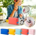 thumbnail image 2 of Leodye 1PCS Mini Handheld Makeup Storage Bag Compact Stylish Daily Use Cosmetic Sundry Organizer Pouch -6.5*2.76*4.53IN, 2 of 2