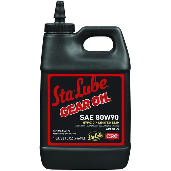 CRC SL2472 Sta Lube 32 Ounce Generation 80W90 Gear Oil, Each