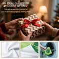 thumbnail image 4 of 4 Pcs Geometric Flower and Dahlia Green Funny Kitchen Towels, Microfiber Dish Towels, Kitchen Tea Towels Set 18" X 26", 4 of 6
