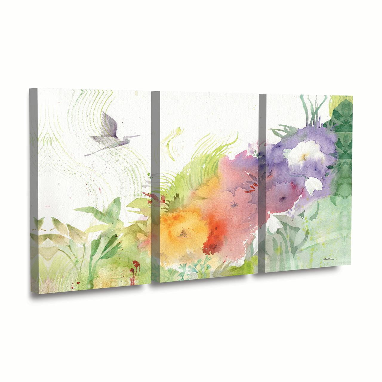 Trademark Fine Art 'Heron Taking Flight' Canvas Art by Sheila Golden