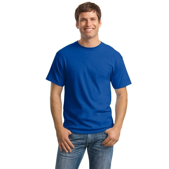 Hanes Men's TAGLESS ComfortSoft Crewneck T 4P_Deep Royal_3XL Pack of 4
