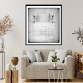 thumbnail image 4 of Historic Framed Print, [Library of Congress, Washington, D.C. Elevation and section], 17-7/8" x 21-7/8", 4 of 9