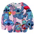 thumbnail image 1 of Primavera otoño niños niñas Stitch sudadera niños Casual algodón manga larga estampado sudaderas con capucha ropa deportiva adolescente Hip Hop ropa 5T Gao Jinjia LED, 1 of 2