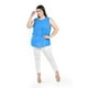 thumbnail image 4 of Blusa semitransparente Roman Fashion /Tallas Extras, 206 (Azul claro) azul 38, 4 of 5