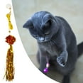 thumbnail image 3 of ACDANC Cat Toy Snap Sequins Hands-Free Hanging Simulation Caterpillar Cat Toy Amusement, 3 of 4