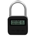 thumbnail image 2 of 2X Metal Timer Lock LCD Display Multi-Function Electronic Time 99 Hours Max Timing USB Rechargeable Timer Padlock,Black, 2 of 3