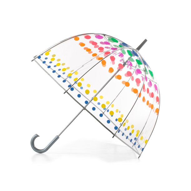 totes Classic Canopy Clear Bubble Umbrella