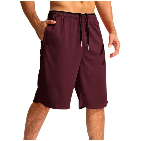 Men's Athletic Shorts Gym Tennis Sport Hiking Running Short Pants Lightweight Quick Dry Summer Active Workout Shorts