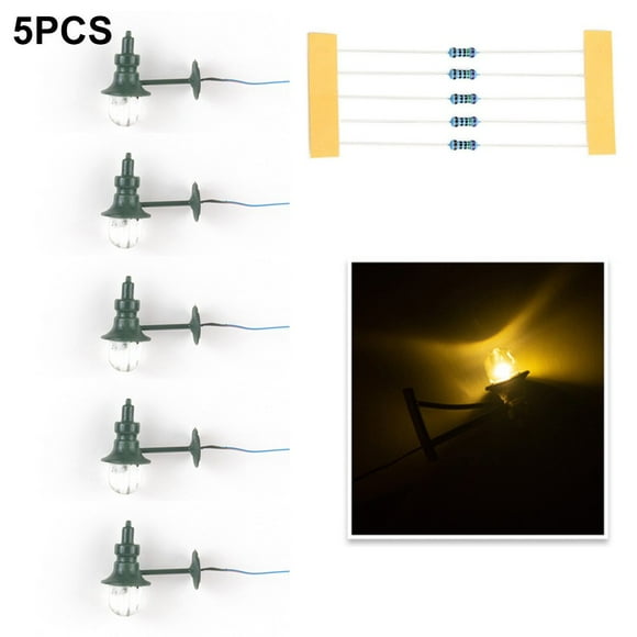 MYG Railway Train Lamp LED Street Wall Lights HO Scale Light Model With Resistance