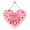 Red, variant on Grandest Birch 10Pcs Valentines Day Door Sign Romantic Front Door Hanging Ornament Red Heart Pattern Happy Valentine's Day Letter Printed 14 February Wall Wreath Decor One Size
