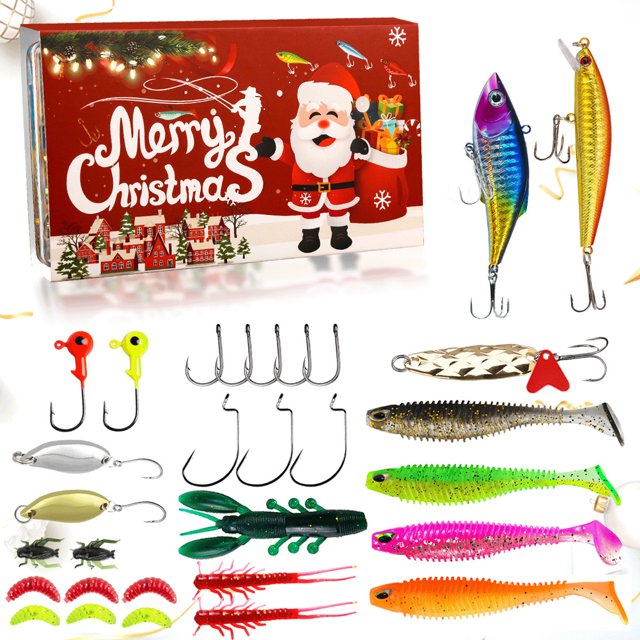 Caja Cebo para Peces Ndcxsfigh calendario adviento Navidad 2024