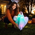 thumbnail image 7 of Qwtwty Solar Halloween Stake Lights Outdoor, Tool-Free Setup, Waterproof Stake Light for Halloween Pathway Garden Lawn Yard Decoration, 7 of 7