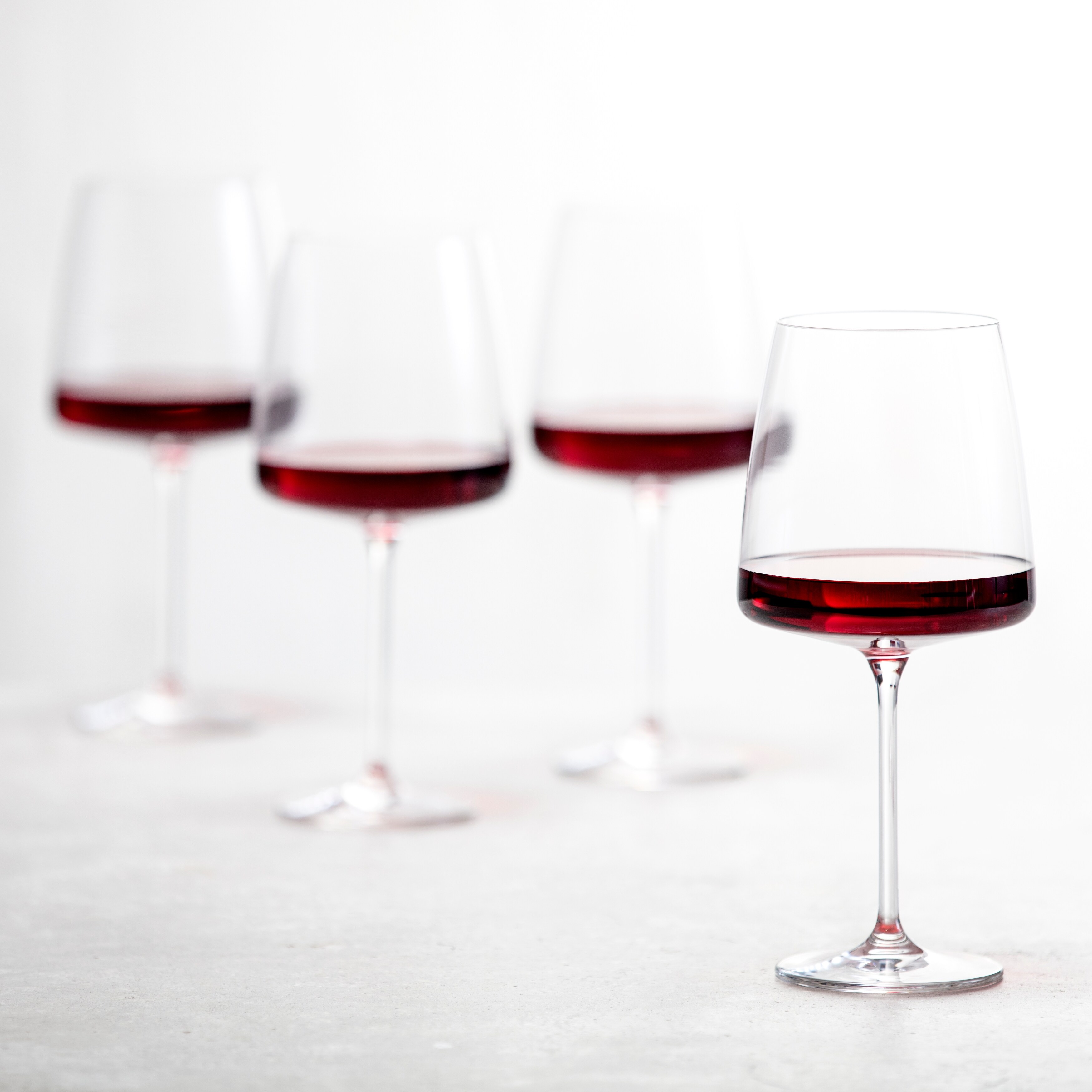 Zwiesel Glas  Sensa Crystal Glass, Set of 6 Burgundy