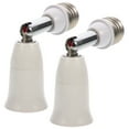 E26 E27 Light Socket Extenders 180 Degree Adjustable Bendable Vertical