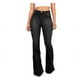 thumbnail image 3 of Pantalones vaqueros ajustados de cintura alta para mujer, pantalones de cuerno largo ajustados con piernas anchas para primavera y otoño, verano, 3 of 4