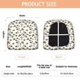 thumbnail image 3 of Cartoon Construction Vehicles Cranes White Seat Covers for Dining Room Chairs Set Of 4,Stretch Printed Washable Chair Seat Cover with Elastic Ties and Button,Removable Waterproof Couch Cushion Covers, 3 of 6